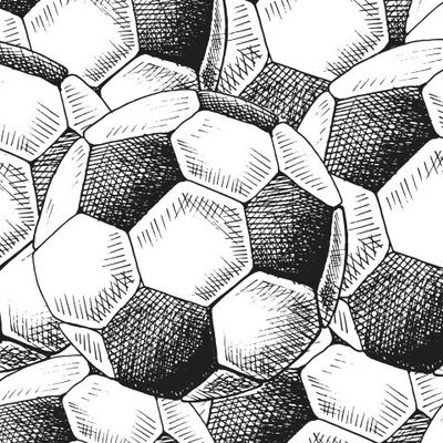 Футбольные мячи сплошной