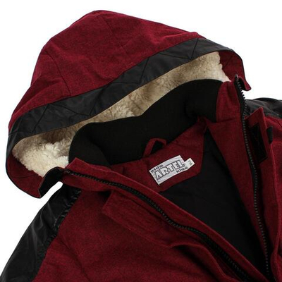 Куртка Торес 300 гр. р.7 (128) бордовый меланж/черный