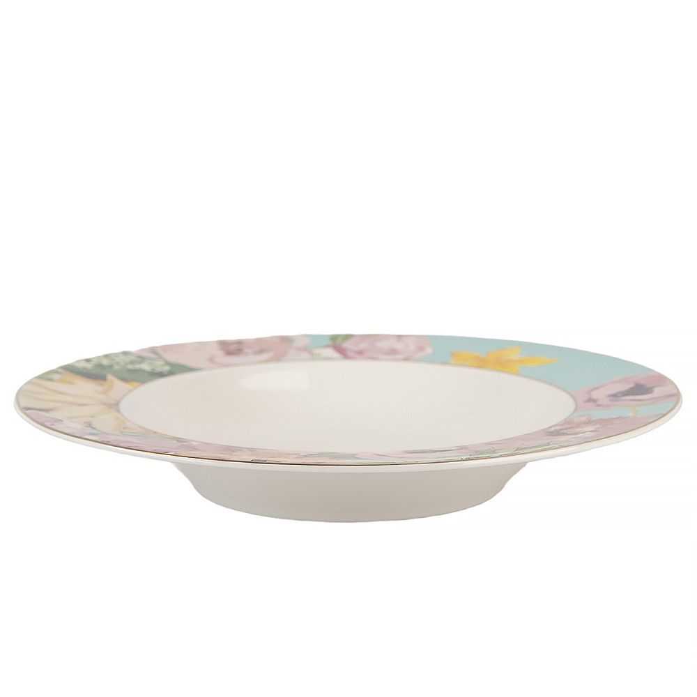 Набор тарелок 6 шт "Flowers" d=27/21,5см/19см (фарфор) (подарочная упаковка)