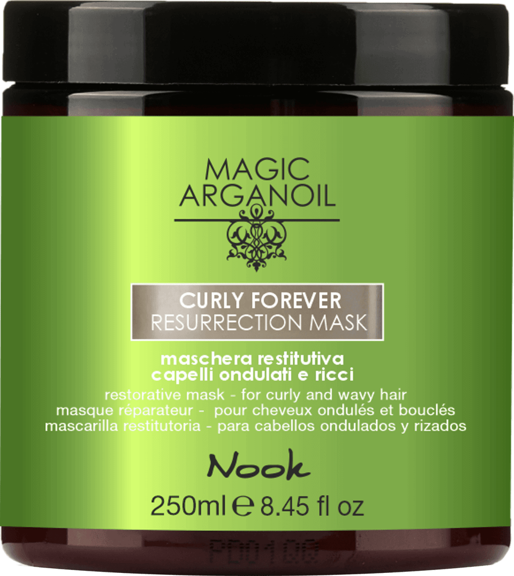 Nook Восстанавливающая маска для всех типов волнистых и кудрявых волос-Resurrection Mask Curly Forever