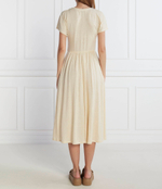 Льняное платье DEMETRA Max Mara Leisure - кремовый(362110366)