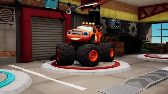 PS4 Blaze and the Monster Machines: Axle City Racers (Новый, Полностью на русском языке, CUSA-25491)