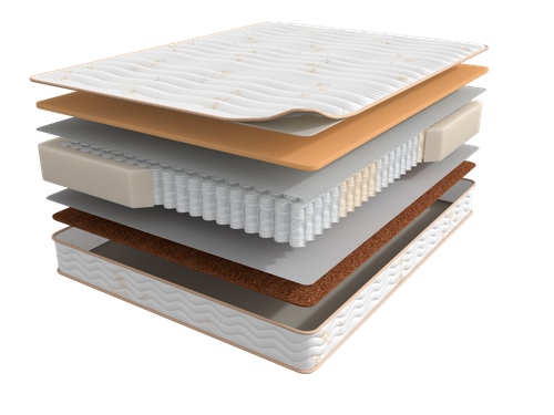 Матрас анатомический Supremo, пружинный, средняя/высокая жесткость 200х200