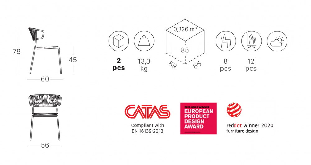 Кресло плетеное Scab Design Lisa Club, терракотовый