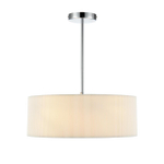 8110/5 MODERNI LN26 192 хром/белый, металл/текстиль Люстра подвесная E14 5*40W 220V ZIGRISA