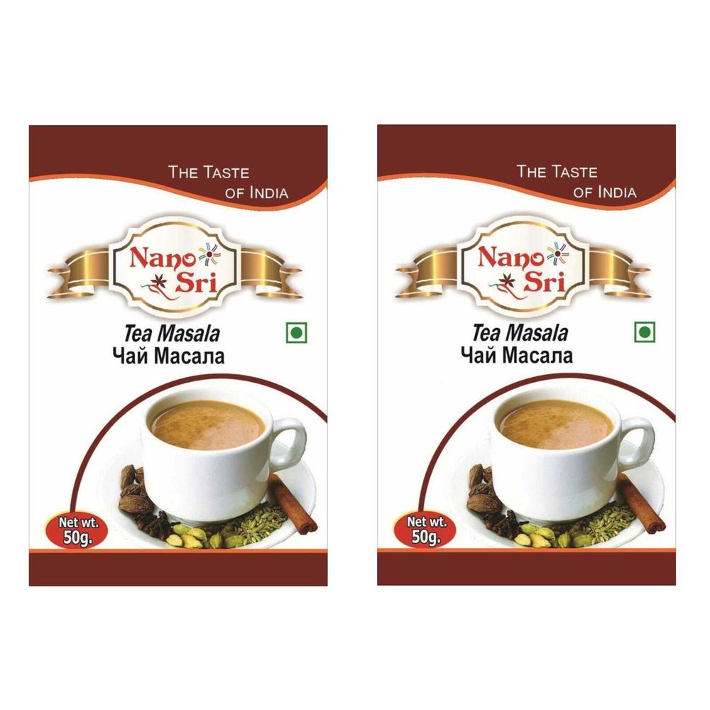 Приправа для Чая Масала Nano Sri Tea Masala , 50 г, 2 шт