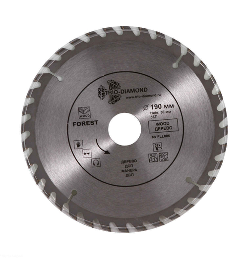 Диск пильный 190*30*36Т FLL806