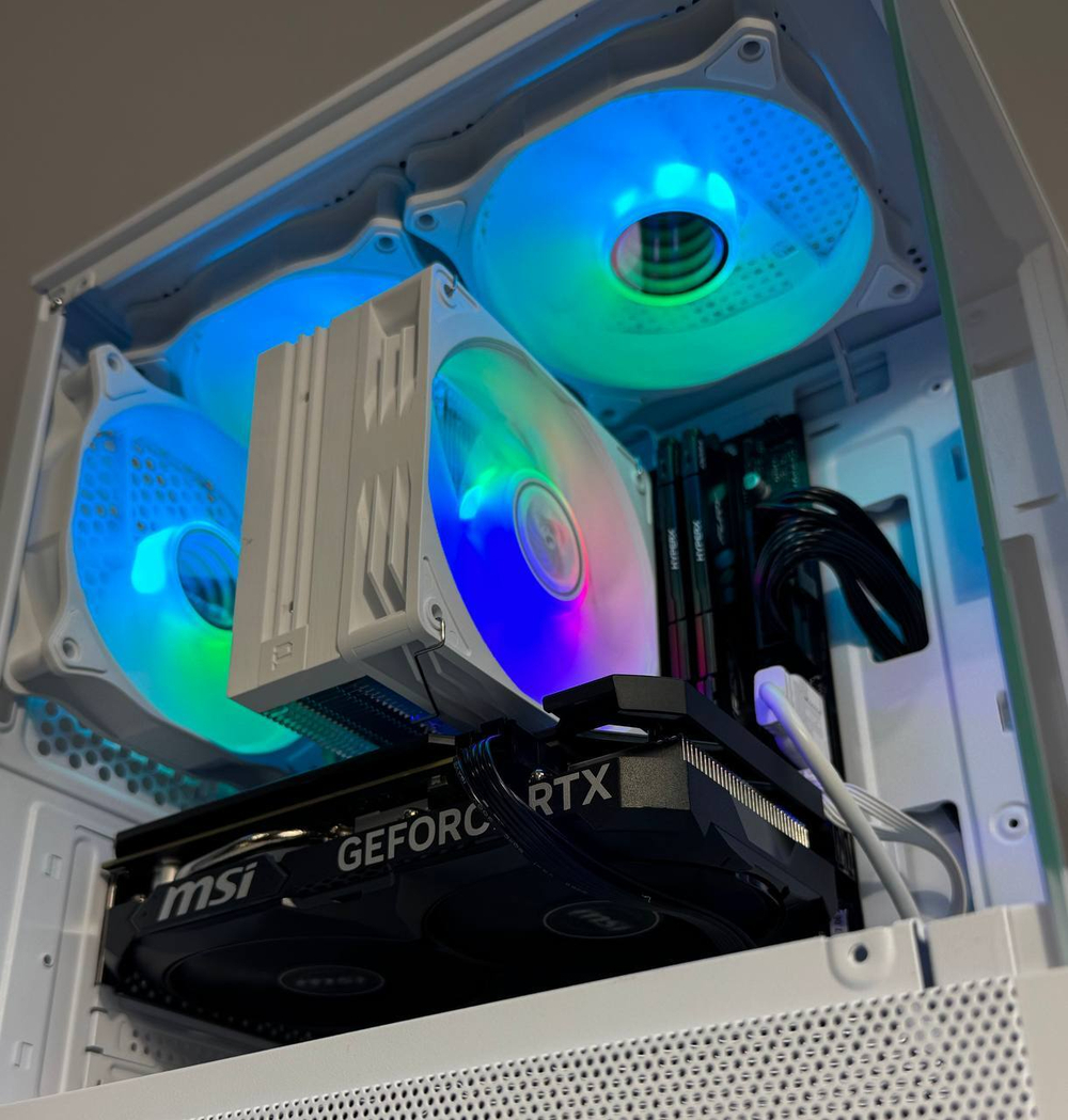 ПК игровой (Intel Core i5-14400f, GeForce RTX 4060 DUAL OC, Intel H610, 32 Гб DDR4, 500 Гб SSD). Модель PlaZa Gaming.Classic 057.