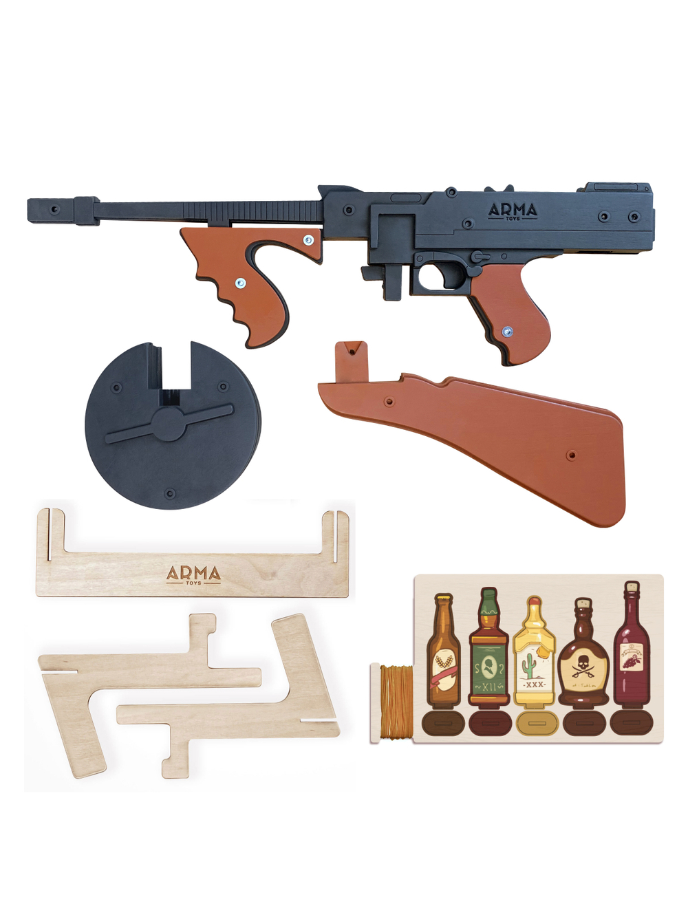 Резинкострел автомат Томпсона