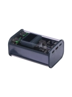 Внешний портативный аккумулятор CRR-28, 10000 мАч, 2USB, 3 А