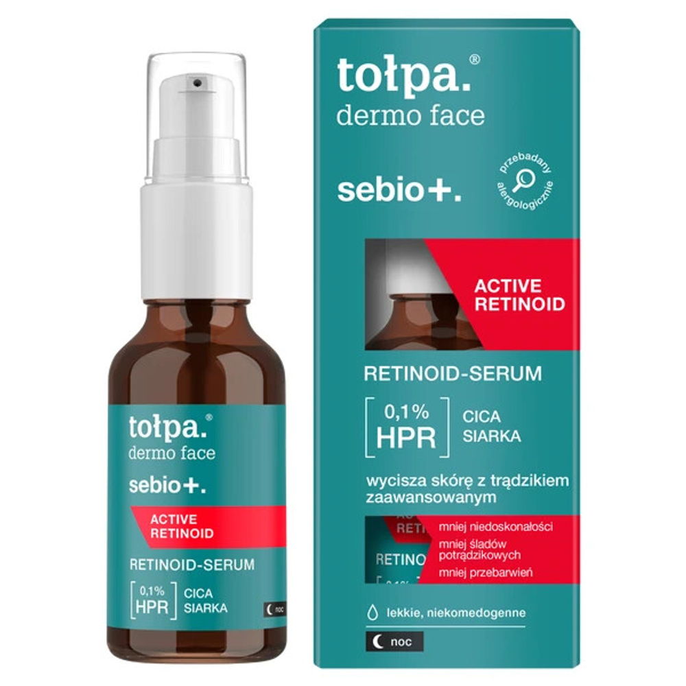TOLPA DERMO FACE SEBIO+ Сыворотка с ретиноидом для коррекции акне и текстуры кожи 30 мл