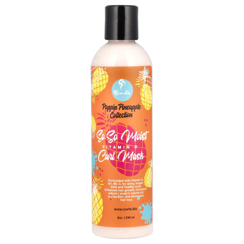 Curls, Poppin Pineapple Collection, So So Moist, витамин C, маска для локонов, 236 мл (8 унций)