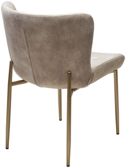 Стул MATTEO Beige color-021, велюр / золотой, ®DISAUR