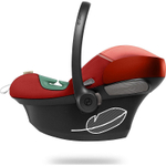 Коляска 3 в 1 Cybex Priam IV Rosegold complete и автокресло Aton S2 i-Size Hibiscus Red Off White