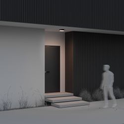 Уличный потолочный светодиодный светильник Maytoni   O431CL-L30B3K