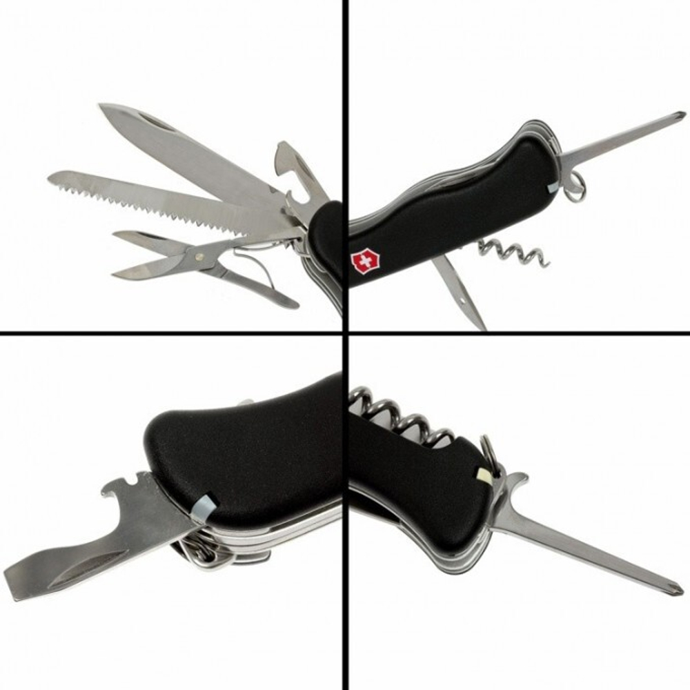 Нож Victorinox Outrider, 111 мм, 14 функций, черный