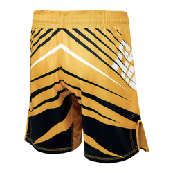MMI-4022 Шорты MMA SHORT IMMAF approved черно-золотой