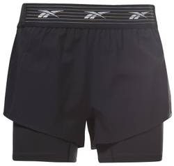 Женские Шорты теннисные Reebok Epic Two-In-One Shorts W - черный