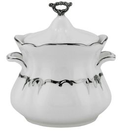 Lenardi 666-401 Сахарница 600 мл ARGENTO в под.уп.(х12)Фарфор