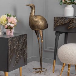 Скульптура Цапля Бронза