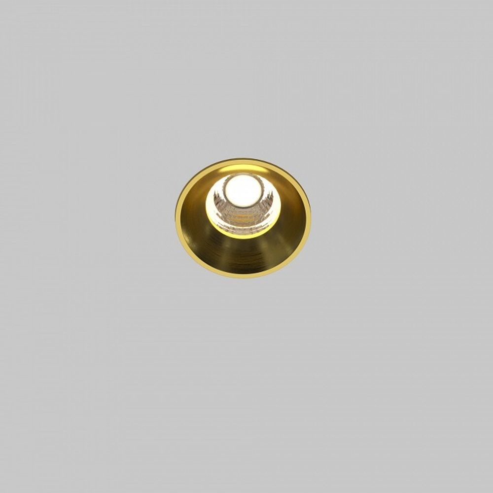 Встраиваемый светильник Maytoni Round DL058-7W3K-TRS-BS