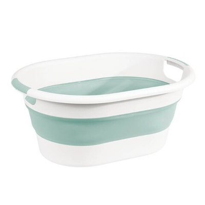 Таз ФЛЕКС 25 л овальный складной с ручками, материал- полипропилен, ТЭП М2517