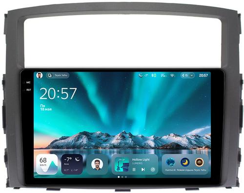 Магнитола для Mitsubishi Pajero 4 2006-2022 - Teyes CC4 монитор 9.2" 2K QLED на Android 14, Быстрейшая, Snapdragon 680, DSP, CarPlay, 4G SIM-слот