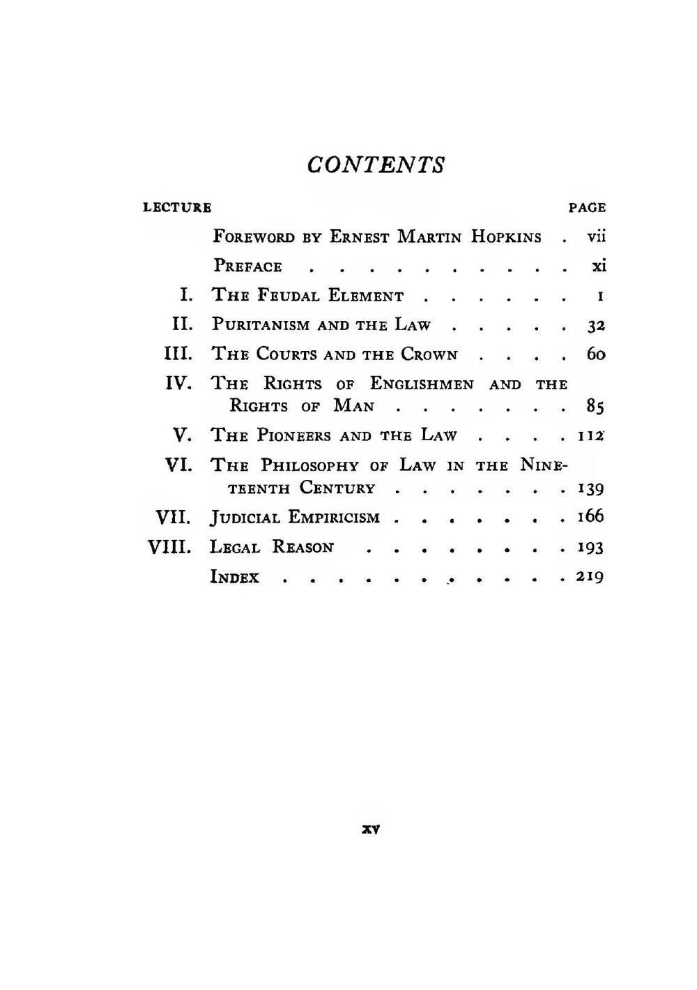 The Spirit Of The Common Law. 1921 | R. Pound