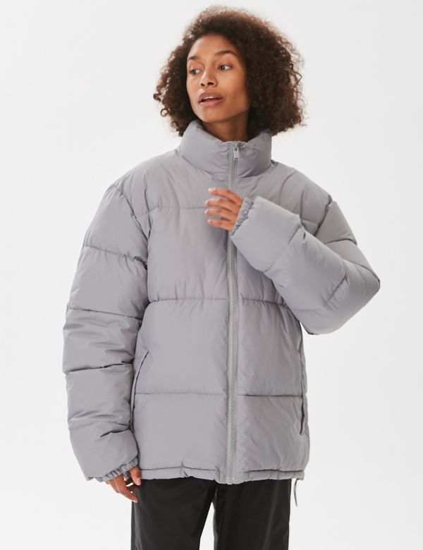 Пуховик Basic Серый - фото 3