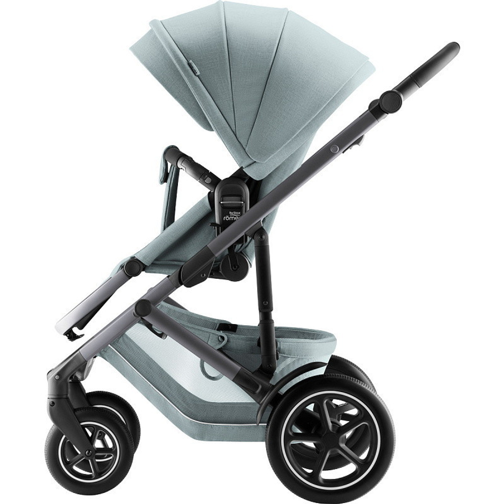 Комплект 3 в 1 Britax Roemer Smile 5Z Style и автокресло Baby-Safe Pro Classic Deep Black Harbor Blue / Deep Black