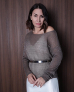 Паутинка «Нежное прикосновение» в сером