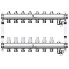 Коллектор Wester нерж. 1-3/4 в сборе на 7 выходов с 2 заглушками, W903.7