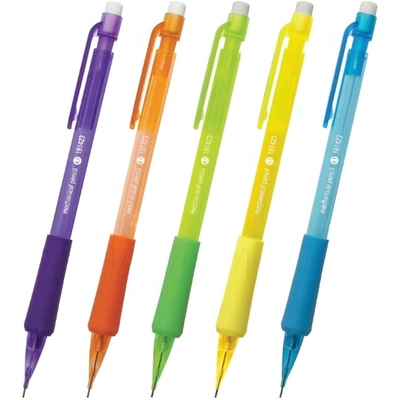 Карандаш механический Staff «College» корпус тонированный 0,7мм HB резиновый грип ластик (2/24)