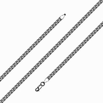 Цепочка Бисмарк. Черненая. 4,5 мм