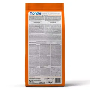 Сухой корм Monge Dog Speciality Line Monoprotein для щенков всех пород, из утки с рисом и картофелем