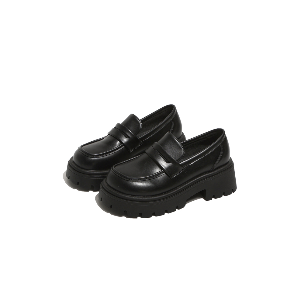 SHUXI Loafers Women"s Black/Brown