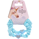 Резинки для волос 2шт «Мята», сердечки, микс 5 цветов, d-5см (Кокетка)