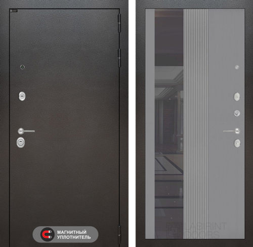 Сильвер 32 серый рельеф софт с тонированным зеркалом