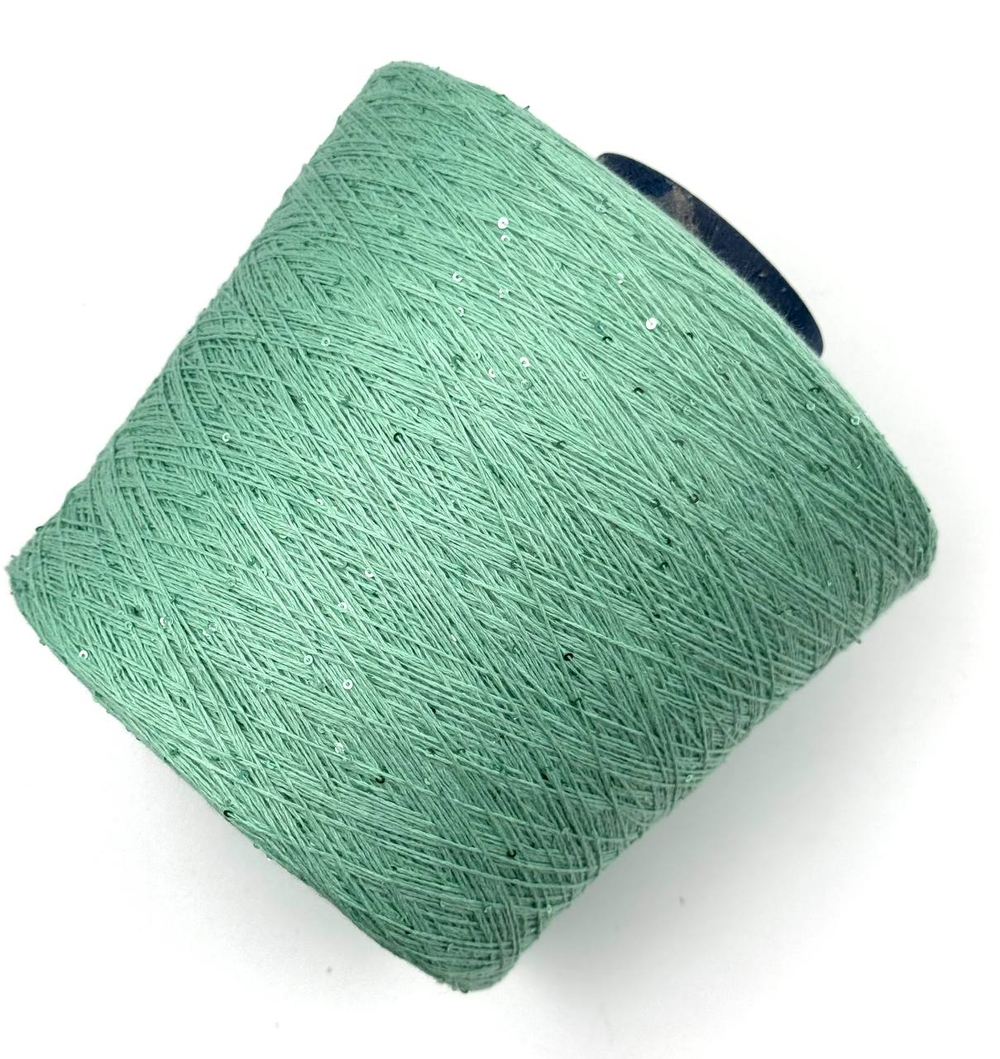 Кариаджи сток для куч. Шелк 100% + микропай 800 м в 100 г шалфей