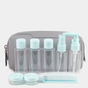 Несессер Tube из кожи теленка, серого цвета