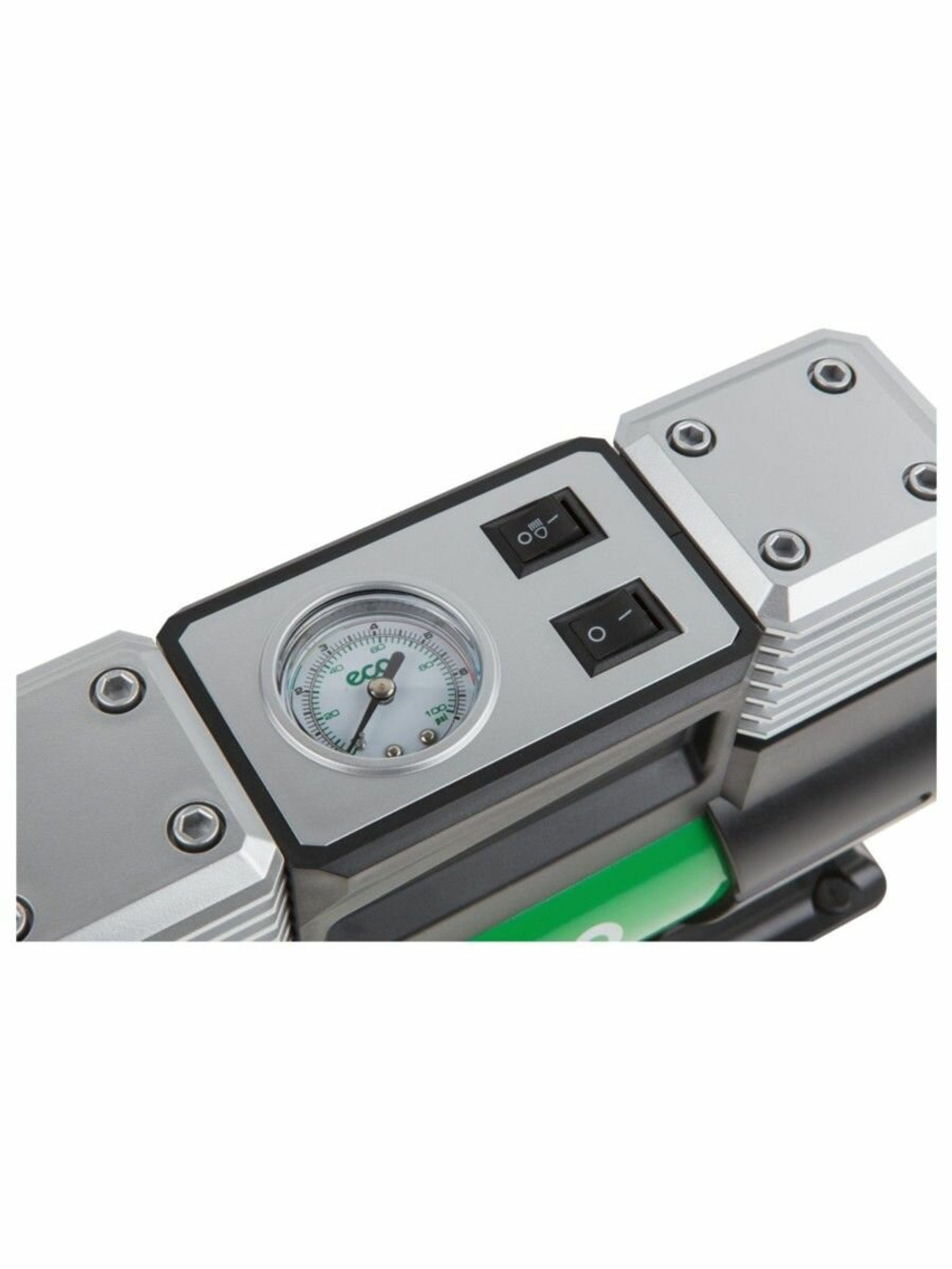 Автомобильный компрессор Eco AE-028-2 70 л/мин черный/зеленый