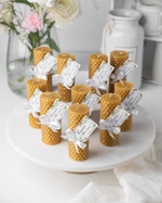 Свечи-бонбоньерки в подарок гостям на свадьбу