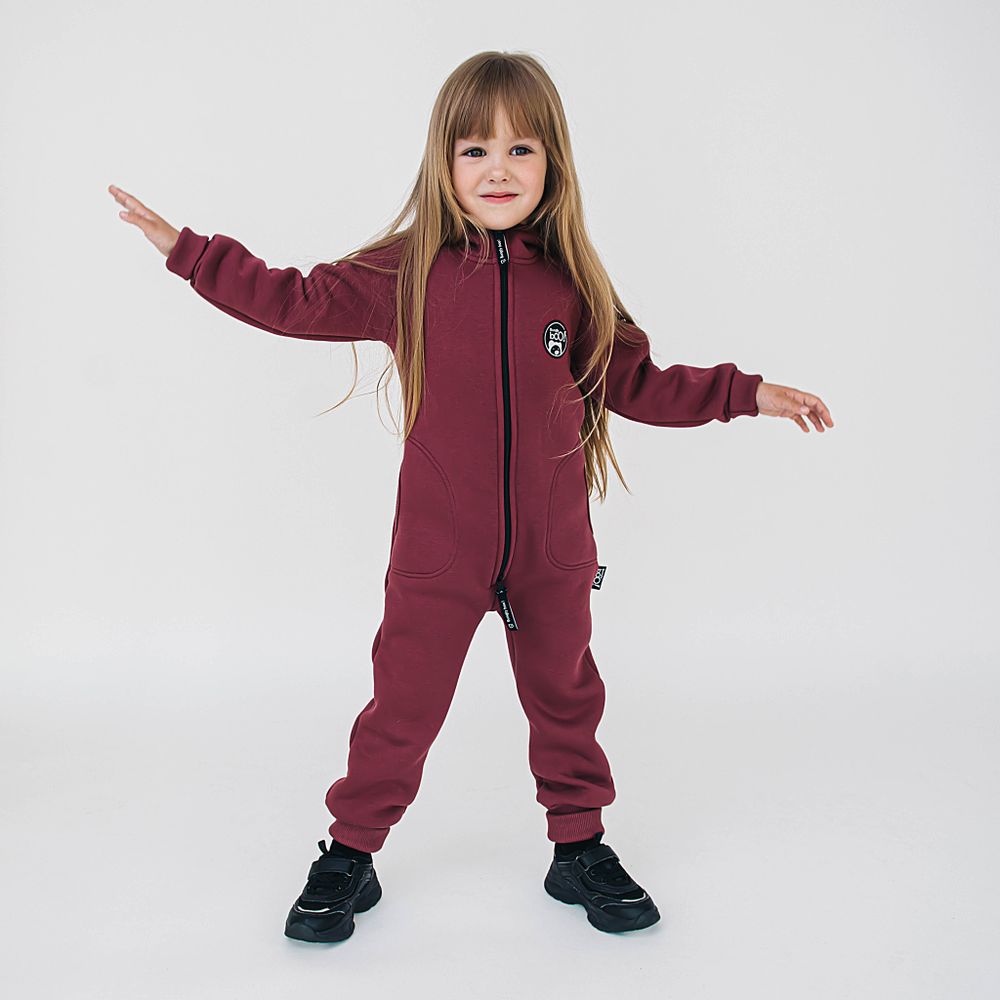 Комбинезон с карманами "Брусника" утепленный