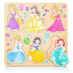 Пазл деревянный "Принцессы" (21х21см) Дисней (Т-Ц)