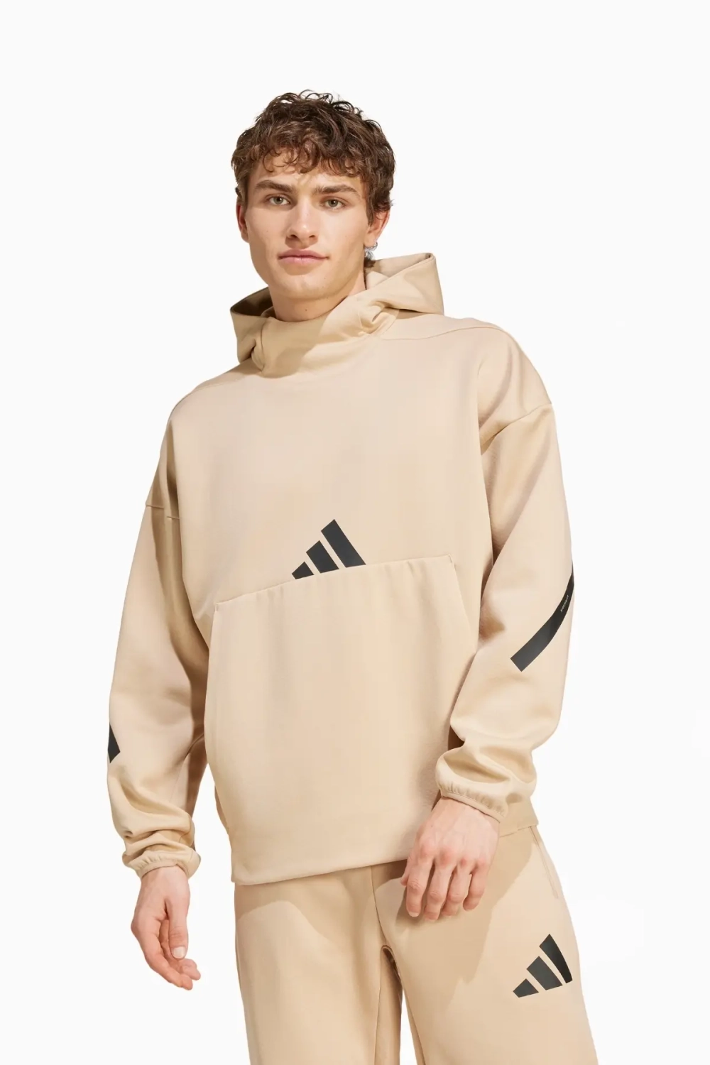 Кофта adidas Z.N.E. - бежевый