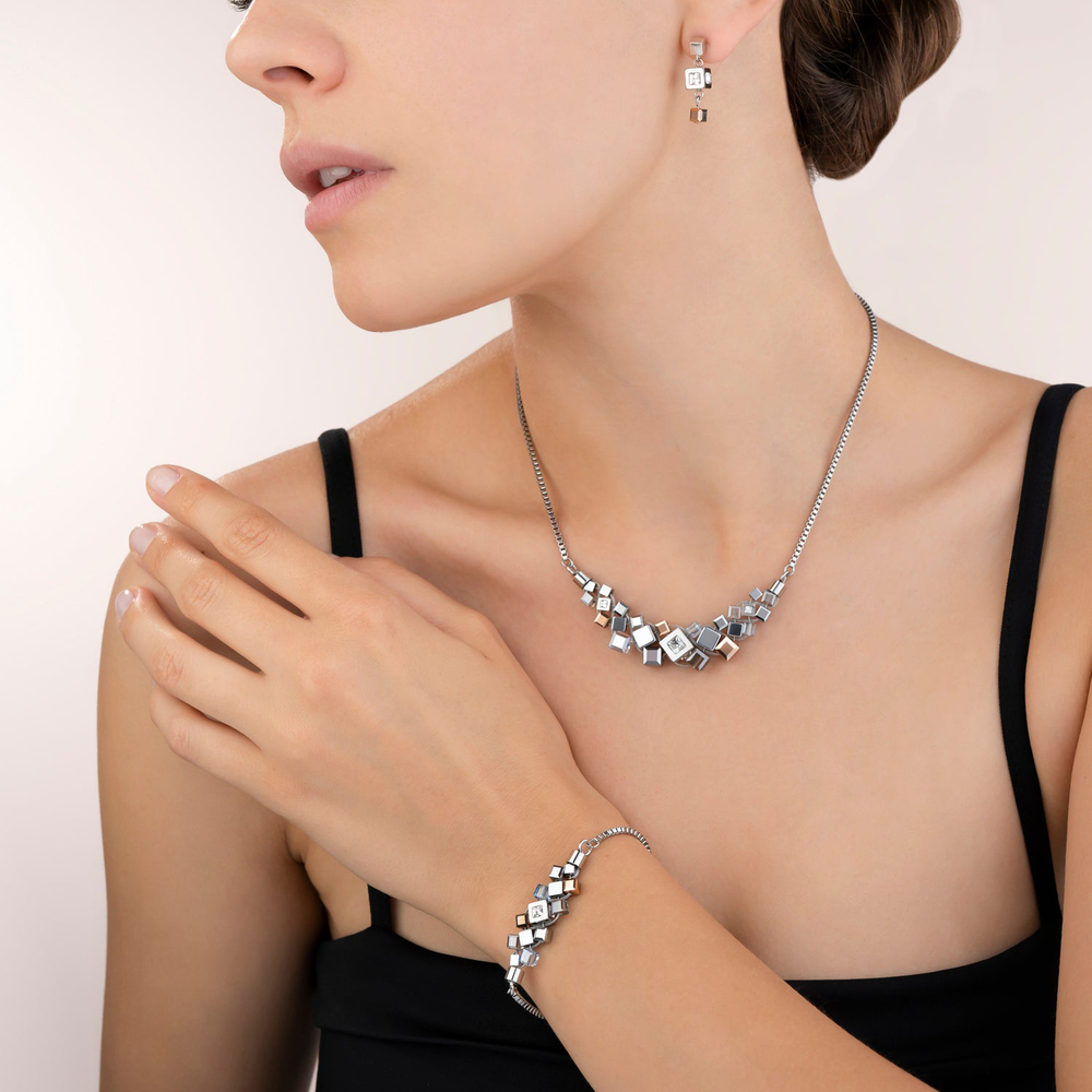 Колье Coeur de Lion Silver-Rosegold 5037/10-1723