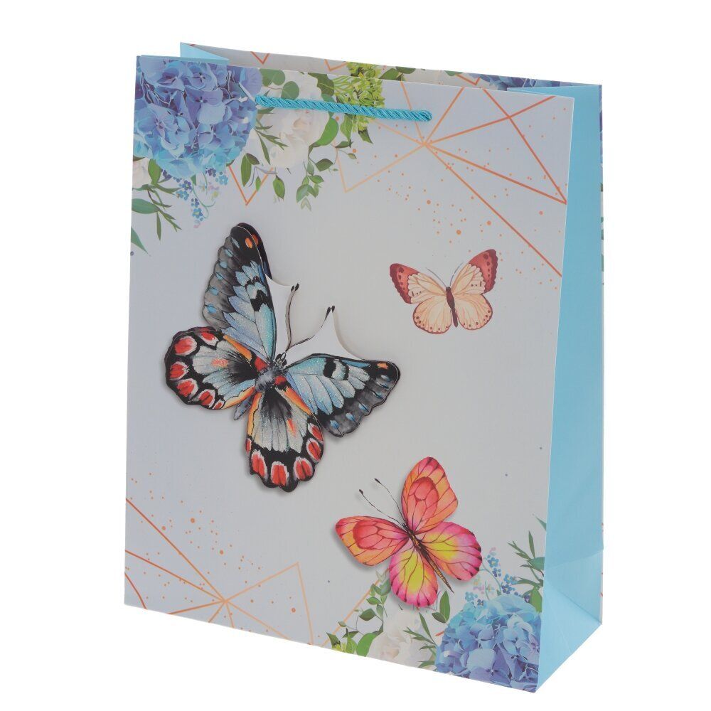 GAEM Пакет подарочный (бумага 210г/м2, блок микс 12шт), L26 W10 H32 см, 4в.