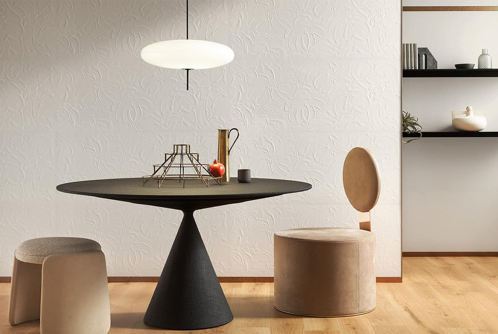 Atlas Concorde 3D Wall Plaster Jasmine White 50x120