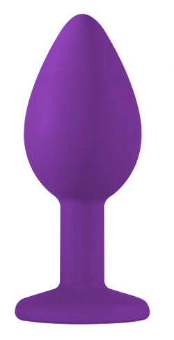 Анальная пробка Emotions Cutie Small Purple clear crystal 4011-04Lola