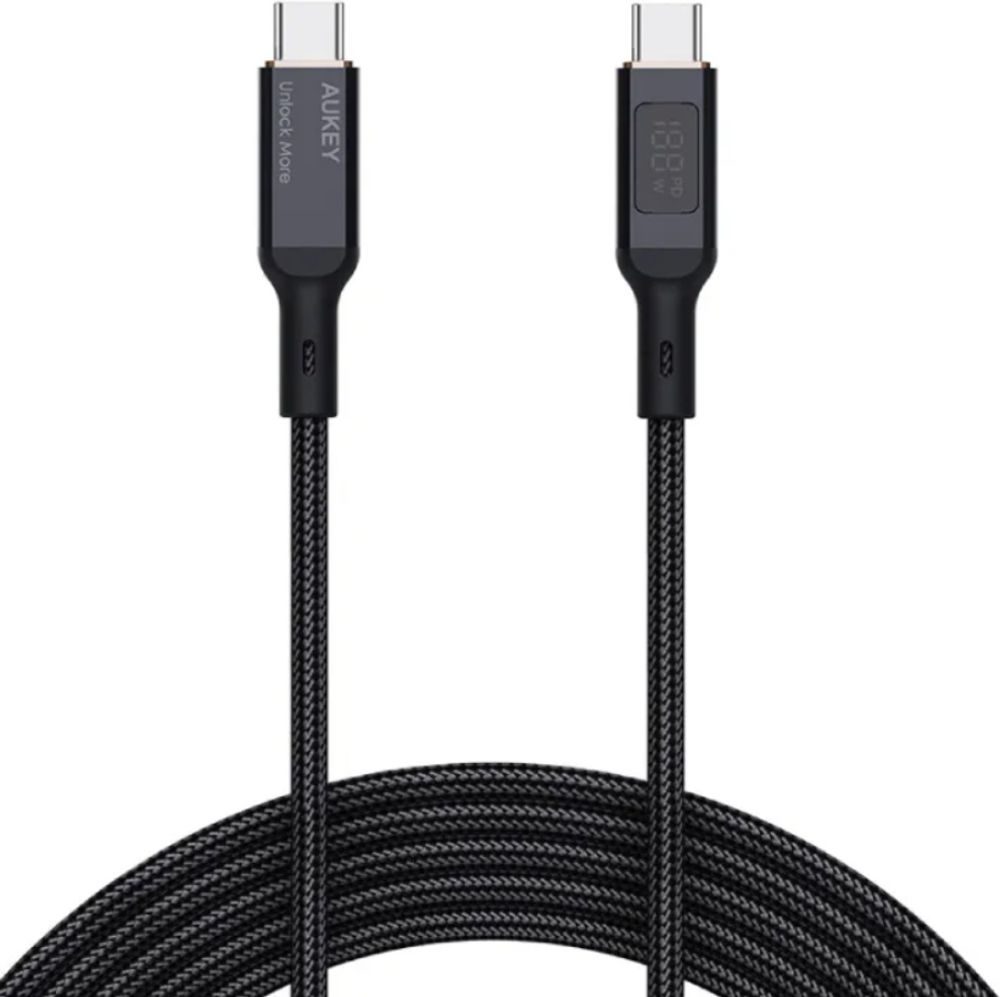 Кабель Aukey USB TypeC (M) черный Кабель Aukey USB TypeC (M) черный